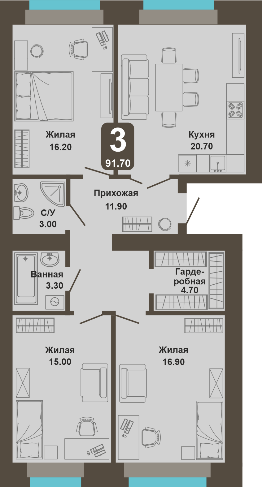 Планировка квартиры