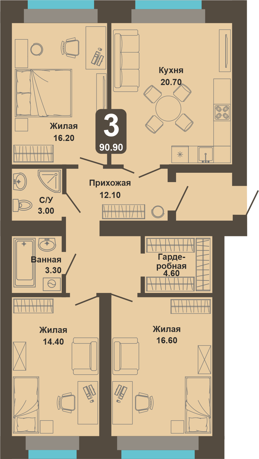 Планировка квартиры