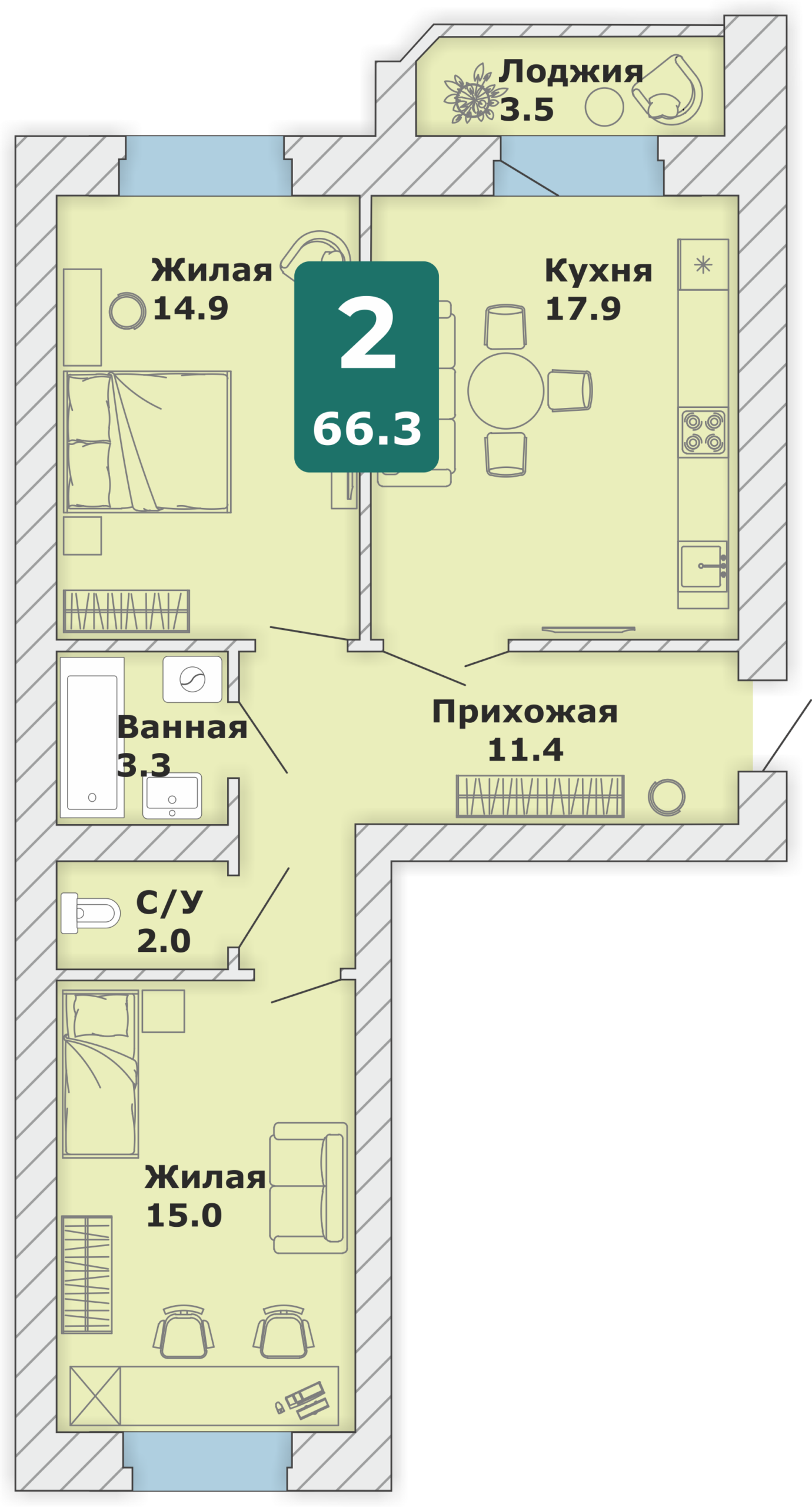Планировка квартиры